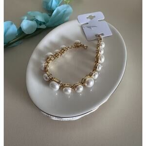 Women Bracelet Pearls 18k Gold Plated Waterproof Oro Laminado
